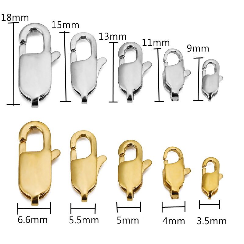 10 pezzi di alta qualità in ac - Lobster Clasp Silver recensione e prezzo