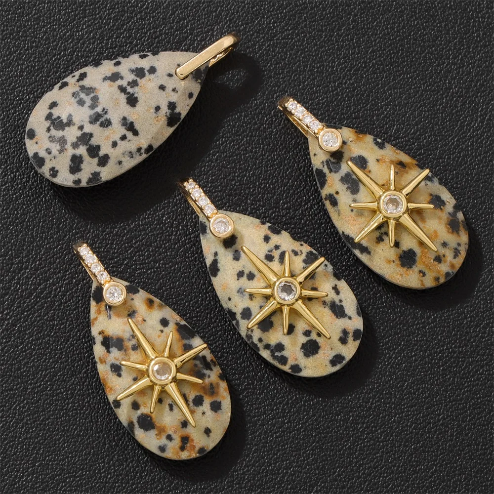 2 ciondoli a forma di stella p - Jewelry Making Gemstones recensione e prezzo